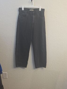 Men's Black Wash Levi's Jeans - Baggi Fit